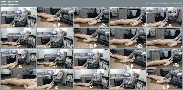 Endless Electric Shock Cumshots Office Foot In Mouth Cumshots - STUDIO 57429 - MP4