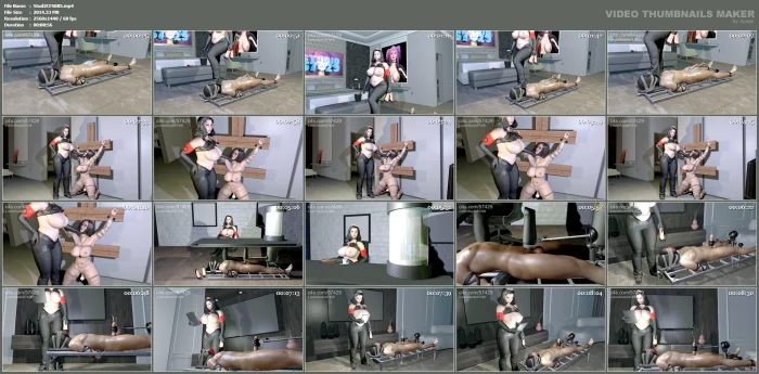 Femdom Goddess Dominates Slaves Machine Fucking And Cock Milking - STUDIO 57429 - MP4