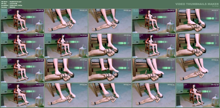 Giantess Footrest Gets Stomped Foot Smelling Footjob - STUDIO 57429 - MP4