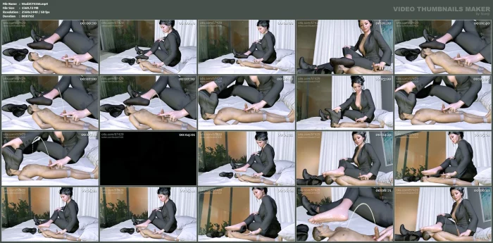 Giantess Trains Slave To Love Her Sweaty Foot Scent - STUDIO 57429 - MP4