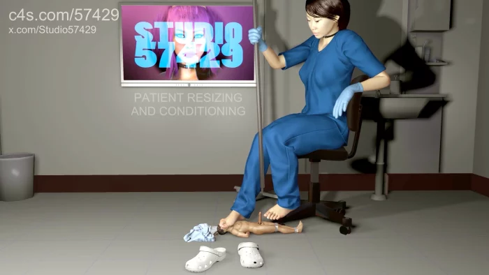 Giantess Tube Cock Milking Medical Femdom - STUDIO 57429 - MP4