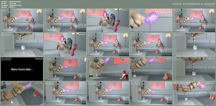 Sock Bag Sniffing Her Socks Overnight Punishment - STUDIO 57429 - MP4