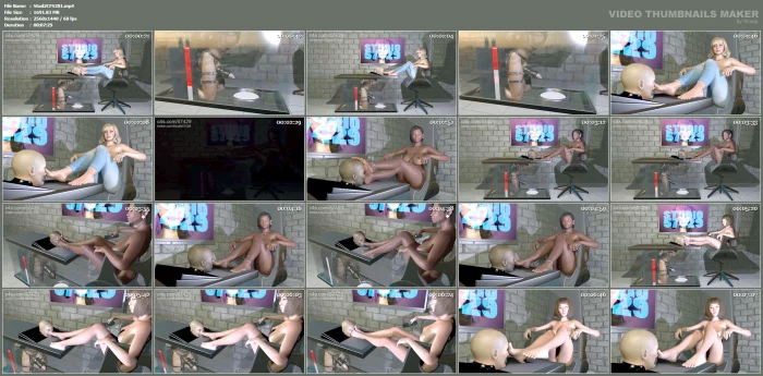 The Milking Box Automated Foot Smelling Slave Cock Draining - STUDIO 57429 - MP4