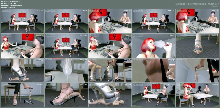 Tiny Slave Toys For Sadistic Giantess Goddesses - STUDIO 57429 - MP4