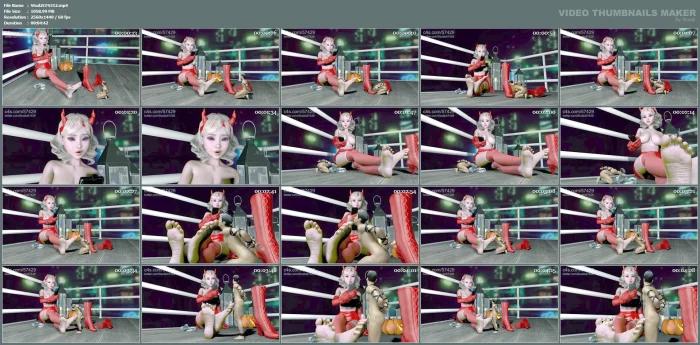 Trick Or Treat Giantess Feet Halloween Foot Worship - STUDIO 57429 - MP4