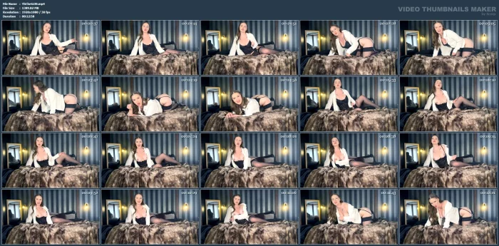 Pillow Princess Gooning - THECHERRYGIRL - BRATTY FEMDOM POV GODDESS - MP4