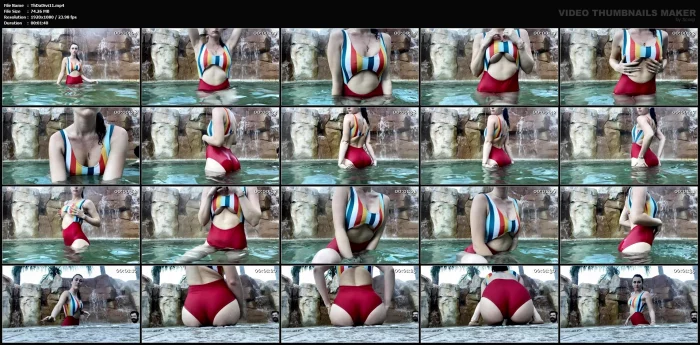 I Teased Up Subby In The Hot Tub Real Good - GODDESS DANI DIVINITY - MP4
