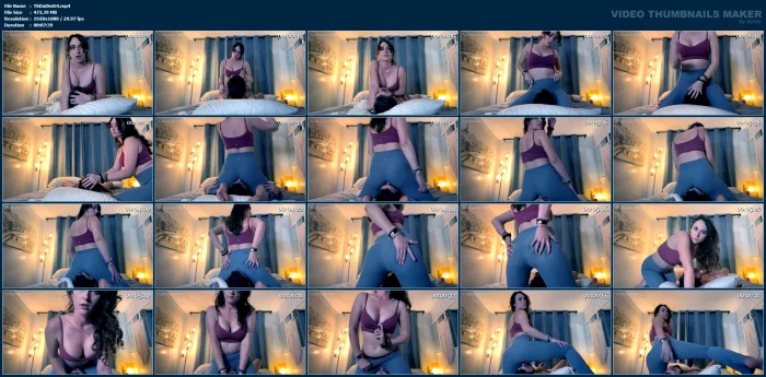 Sweaty Facesitting - I Get Home From A Long Workout - GODDESS DANI DIVINITY - MP4