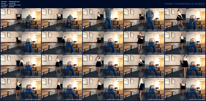 A Detention Strapping And Caning From Miss Kenworthy - THE ENGLISH GOVERNESS - MP4