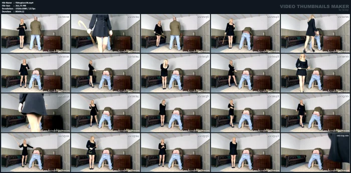 In Miss Kenworthys Office For A Caning - THE ENGLISH GOVERNESS - MP4
