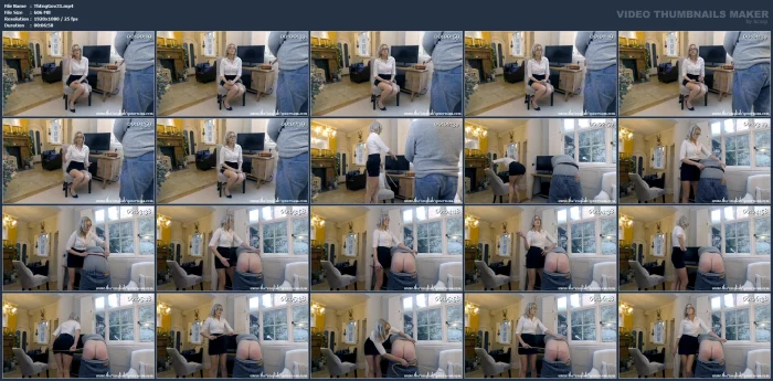 Miss Blue Disciplines The Groundsman Part 1 - THE ENGLISH GOVERNESS - MP4