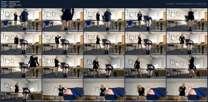 Miss Kenworthy 6 Implement Punishment Part 1 - THE ENGLISH GOVERNESS - MP4