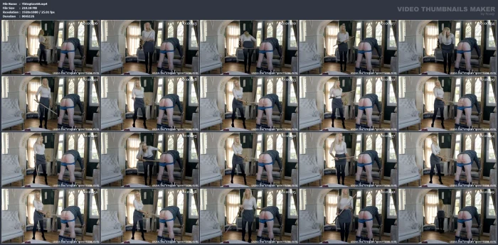 Tamara Kenworthy Prision Strap Punishment - THE ENGLISH GOVERNESS - MP4