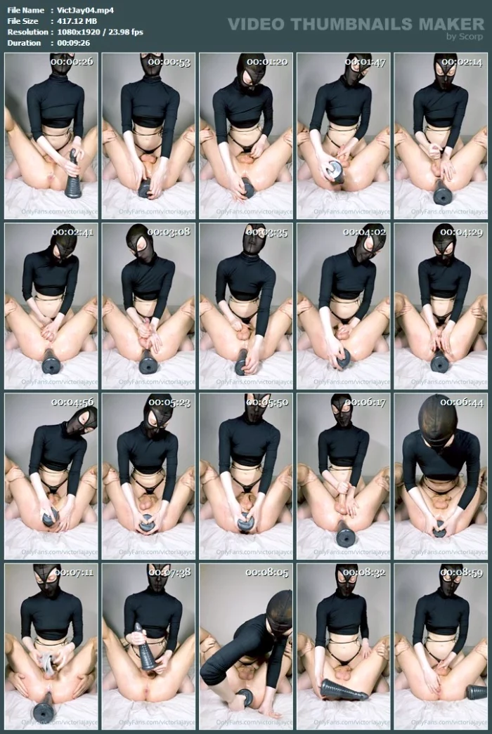 Nearly 10 Minutes Of Sexy Femdom Anal Stretching Of My Slut Boyfriend's Asshole - VICTORIAJAYCE - MP4