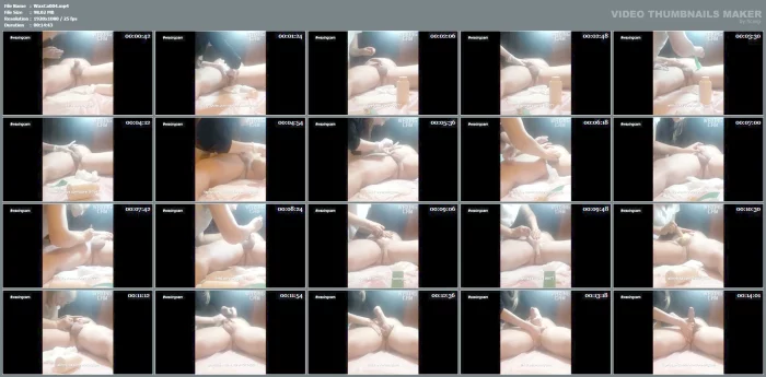 Male Waxing - Wax Play, ASMR, CFNM, Nurse, Gloves Porn - WAXING CAM - MP4