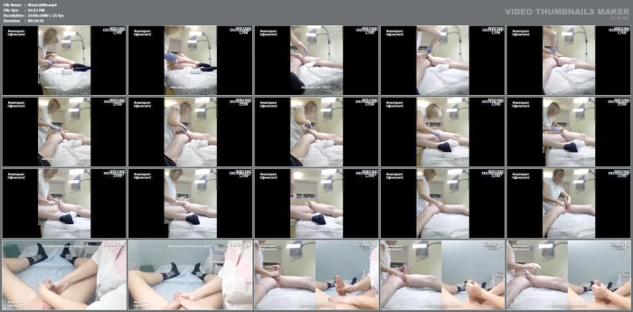 Waxing Male - Body Hair Fetish, Wax Play, CFNM, Nurse, Socks Porn - WAXING CAM - MP4