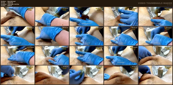Male Waxing - Cmnf, Body Hair Fetish, Hand Fetish, Shaving, Gloves Porn - WAXING CAM - MP4