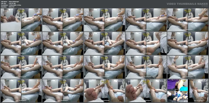 Waxing Male - Hand Fetish, Wax Play, CBT, CFNM, Nurse Porn - WAXING CAM - MP4