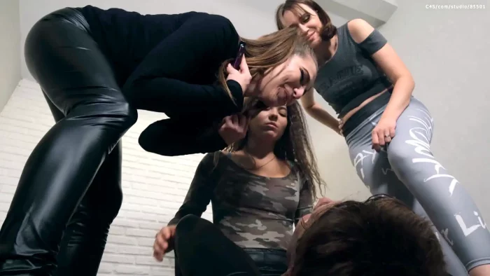 We Jump On His Body, Kick And Punch Him In The Face, Humiliate And Spit In The Pigs Face - WILDCATS - MP4
