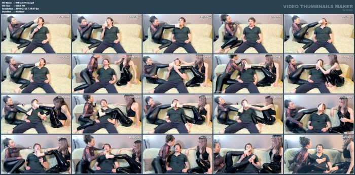 Rebecca Invited Her Friend To Humiliate Her Slave - WILDCATS - MP4