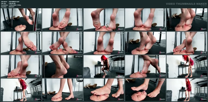 Jason Ninja, Tickle Soles In Scene: Under The Desk 24 - XBRATS / BRATTY FOOT GIRLS - MP4