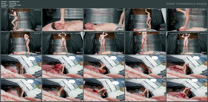 Jason Ninja, Lana Blade In Scene: Lana Stomps Your Face In - XBRATS / BRATTY FOOT GIRLS - MP4