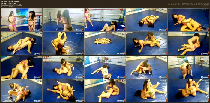 Jezabel Romo - Ass Spanking Fight - 4TOMIKO - MP4