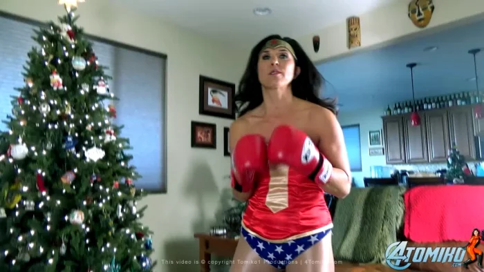 Wonder Tomiko Christmas Charity POV Boxing - 4TOMIKO - MP4