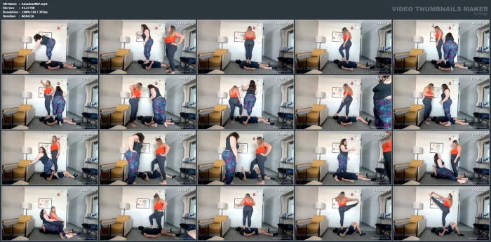 Amazon Amanda, Goddess Gia - Trample - AMAZON AMANDA - MP4