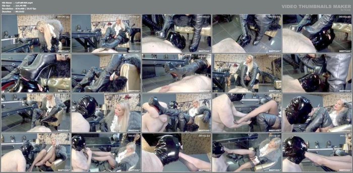 Today Once Again A Classic In Fur For My Nylon, Foot And Boot Friends - CALEA TOXIC / BIZARRFABRIK - MP4