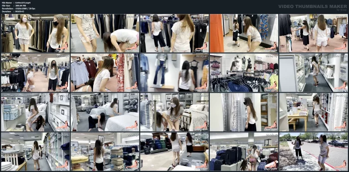 Girls Pantsing In Public At The Mall - CIREN VERDE / CIRENV - MP4