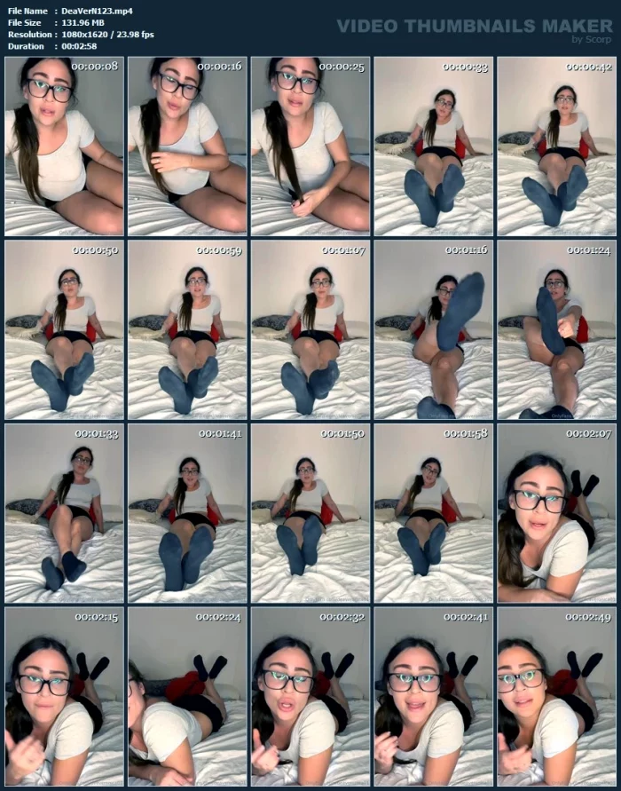 A JOI Video In English - Enjoy My Dirty Feet - DEA VERONICA / MISS GC - MP4