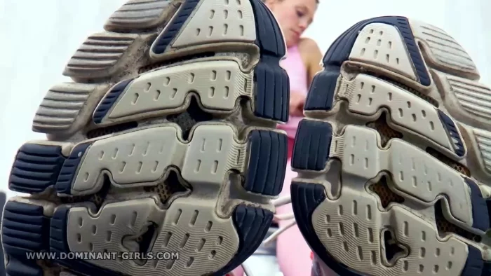 Lady Sara - Lick The Soles Of The Stinking Running Shoes Clean! - DOMINANT GIRLS - MP4