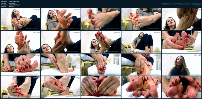 Mistress Anfisa - Massage The Feet Of Your Mistress! - DOMINANT GIRLS - MP4