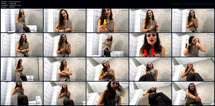 Mistress Anfisa - Nipple Play With Clothespins - DOMINANT GIRLS - MP4