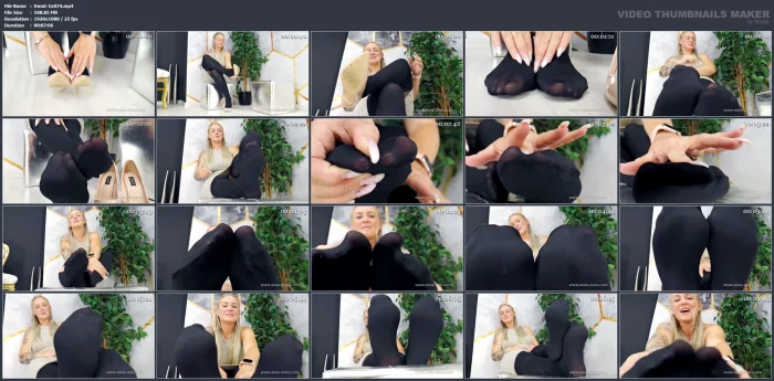 Mistress Jane - Special Nylon Foot Flavor! - DOMINANT GIRLS - MP4