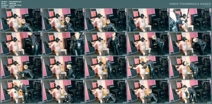 Clamps + Whip = Fun For The Mistress - A Very Simple Equation That Always Works - DOMINA LADY SUSAN - MP4