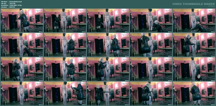 Foil Bondage On The Winch - DOMINA LADY SUSAN - MP4