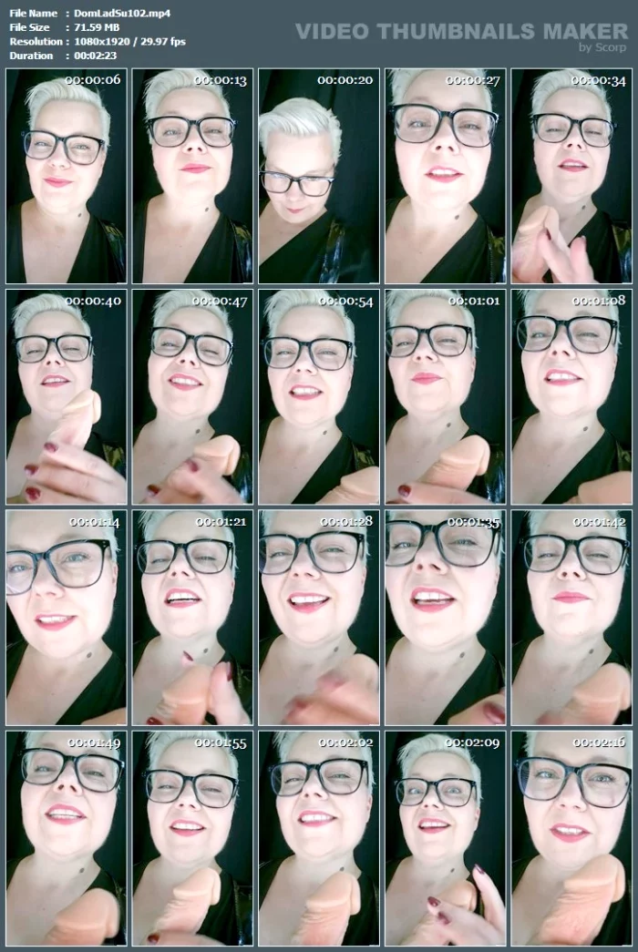 Masturbation Instructions With Countdown - DOMINA LADY SUSAN - MP4