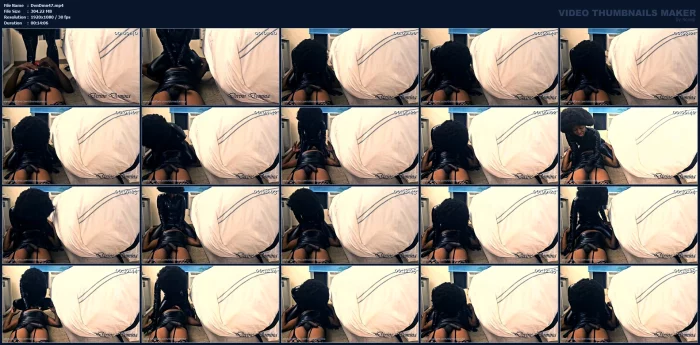 Worship My Latex Part II - Latex Facesitting, Spit, Slapping, + Nipple Play - DIVINE DOMINA - MP4