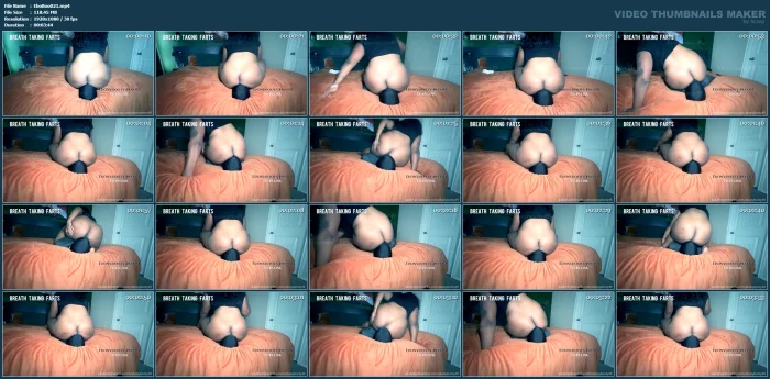 Breath Taking Farts - EBONYBOOTY49 / GAS GODDESS - MP4