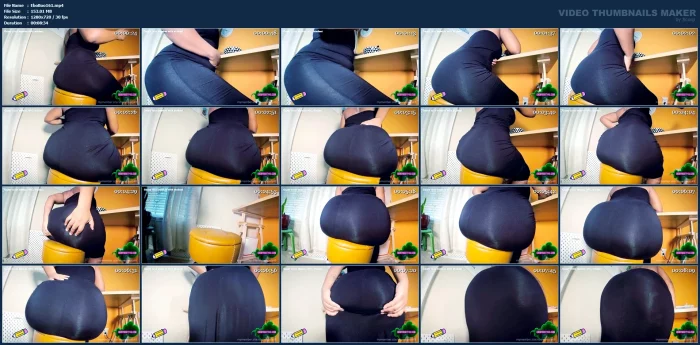 Gassy Tutor Session With Ebony - EBONYBOOTY49 / GAS GODDESS - MP4