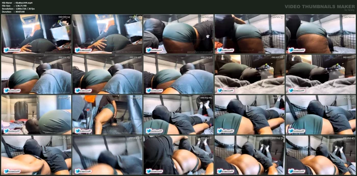 Truck Driver Wants More Part 1 - EBONYBOOTY49 / GAS GODDESS - MP4