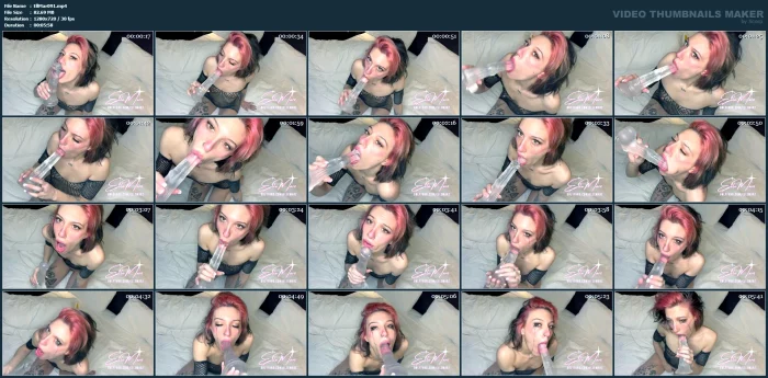 Deep Throat A Cock - ELLE MARZ - MP4