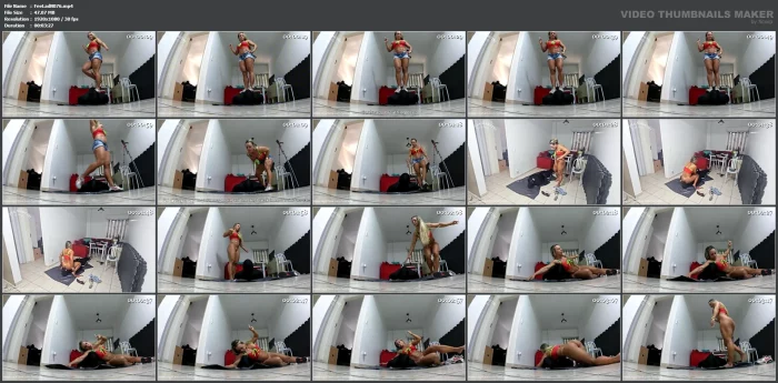 Licking The Sweaty Goddess - Eating Skin - FEET LADY / PAULA MANCINI - MP4