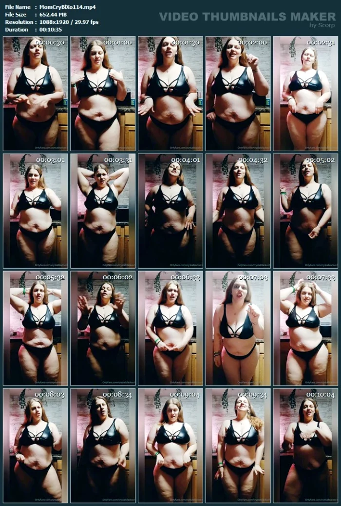 Lingerie & Stepson POV - CRYSTALBLACKXO1 / MOMMY KINK - MP4