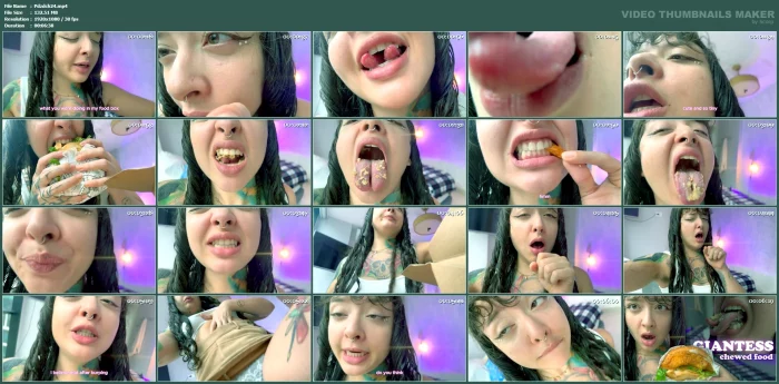 Hungry Giant Chews His Food And Burps, Then Devours You - CHICLE / PEDAZODCHICLE - MP4