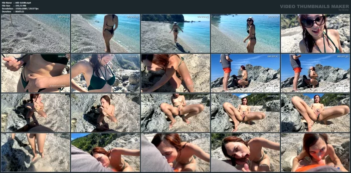 Golden Shower Power Piss On The Beach - ATHENS-GIRLS / APRODUCTIONA - MP4