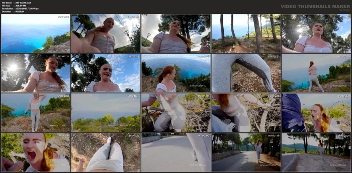 Pixie Wetting Her Self And Drink Piss On A Hike - ATHENS-GIRLS / APRODUCTIONA - MP4