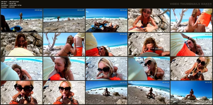 Two Milf Deep Throat And Pissing On The Beach - ATHENS-GIRLS / APRODUCTIONA - MP4